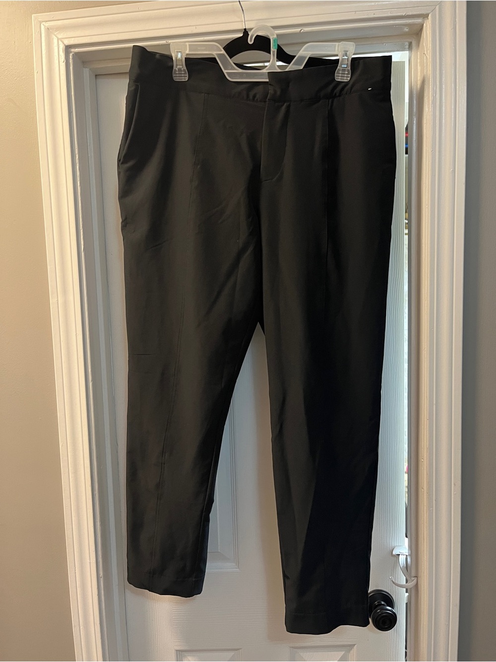 Mondetta Black Women's Straight Dress Trousers